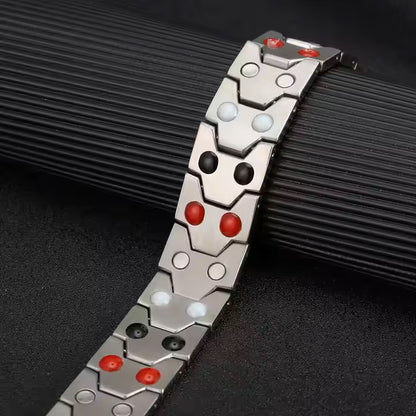 Pulsera magnética IB ajustable para hombres