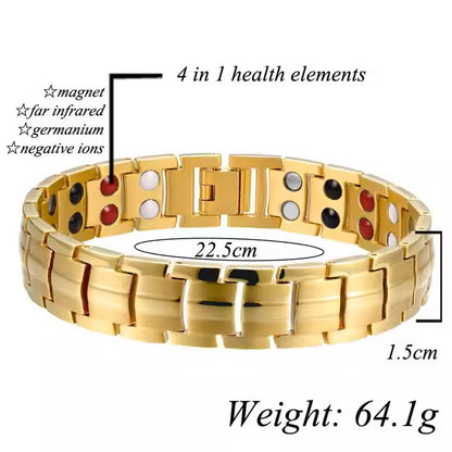 Pulsera magnética IB para hombres